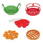 Instant Pot Silicone Cooking Accessory Set, 5-Piece - Roast Rack Trio