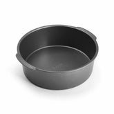 Instant Vortex 8" Nonstick Round Cake Pan, Aluminized Steel - Heat Resistant (Gray)