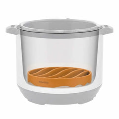 Instant Pot Official Silicone Roasting Rack, Set of 2 - Non-Stick Draining Insert, Compatible with 6-Quart & 8-Quart Cookers - Dishwasher Safe, Orange