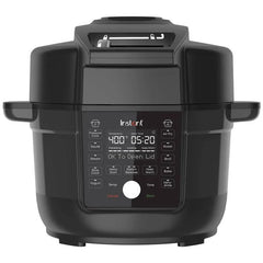 Instant Pot 6.5 qt. Duo Crisp 13-in-1, Air Fryer, Pressure Cooker & Slow Cooker with One Ultimate Lid: Stainless Steel, Automatic Shut-Off, Timer