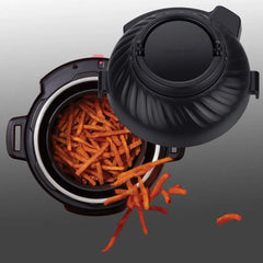 Instant Pot 8 qt 11-in-1 Air Fryer Duo Crisp + Electric Pressure Cooker: Stainless Steel, 1-Year Warranty, Saute, Sous Vide