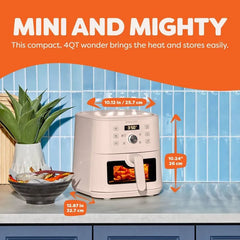 Instant Pot 4qt Mini Air Fryer Rosewater