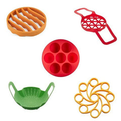 Instant Pot Silicone Cooking Accessory Set, 5-Piece - Roast Rack Trio